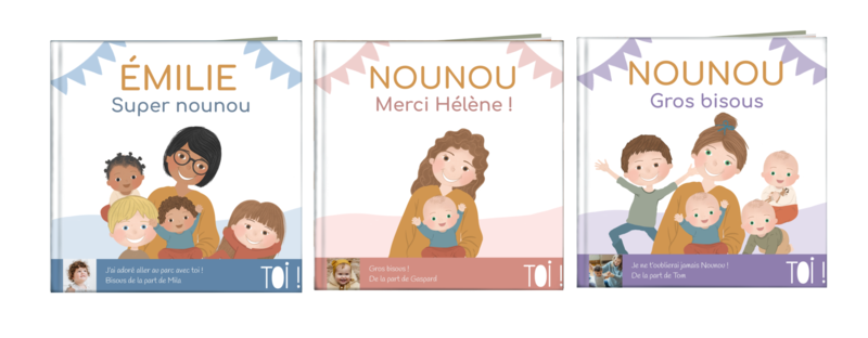 livres nounou à personnaliser